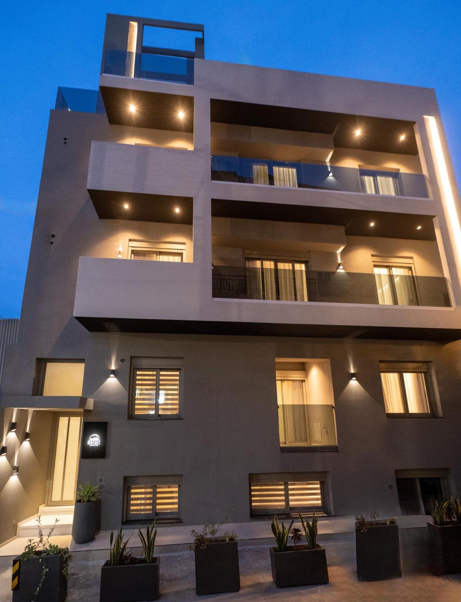 Mosaic Urban Living Apartment Heraklion  Bagian luar foto